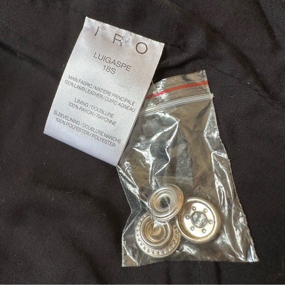 SALE🥧 IRO White Lamb Leather Jacket - Picture 11 of 16